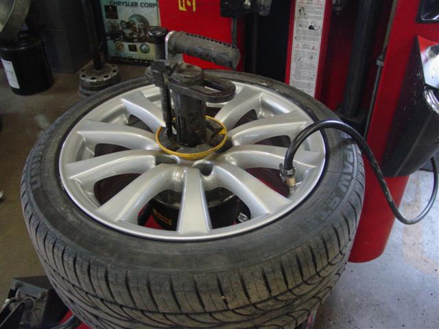 Step 9: Installing the tires